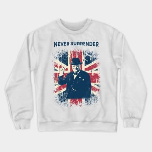 Vintage Distressed Winston Churchill Crewneck Sweatshirt